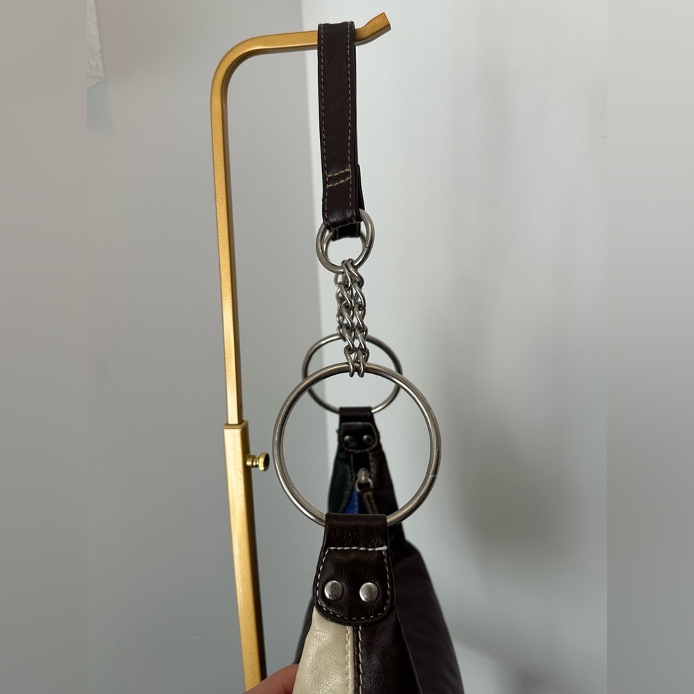 Vintage Chateau Patchwork Leather Shoulder Bag - Picture 4 of 4